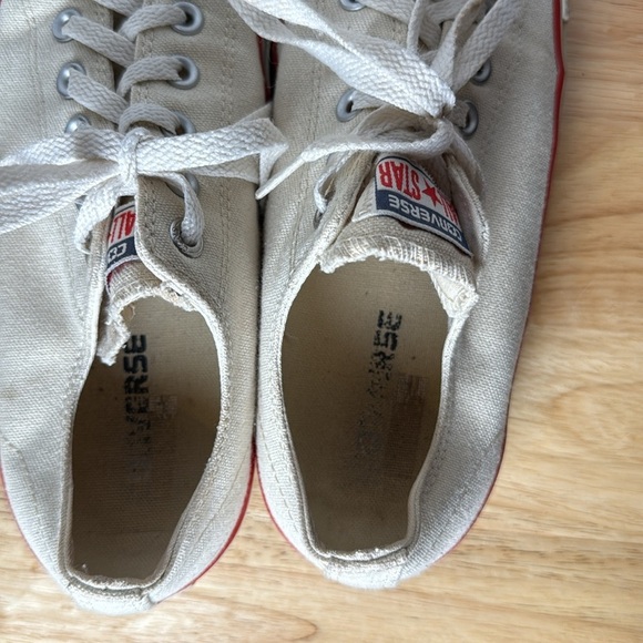 Converse All Star Converse Skateboarding Low Top Mens 7.5 Womens 9.5 Off White - Picture 7 of 14